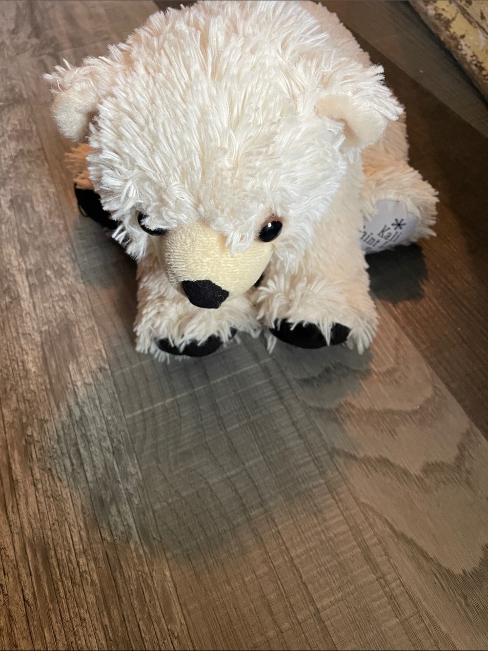 Plush Cream Bear Stuffed Animal - Soft Cuddly Toy